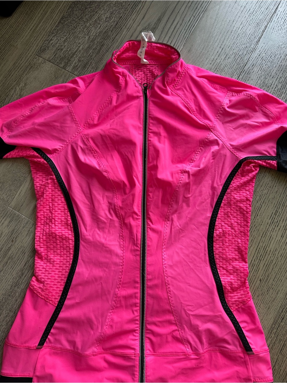 lululemon athletica Bright Hot Pink Full-Zip Athletic Jersey